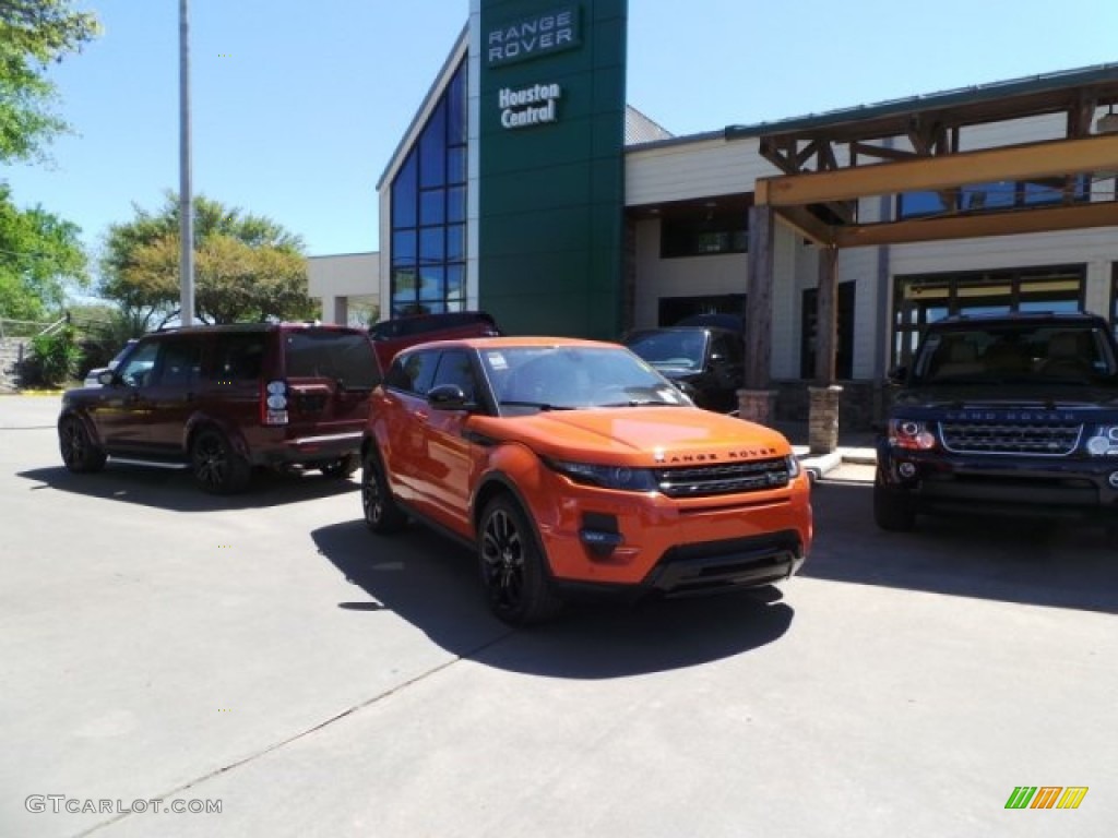 2015 Range Rover Evoque Dynamic - Phoenix Orange / Dynamic Ebony photo #1