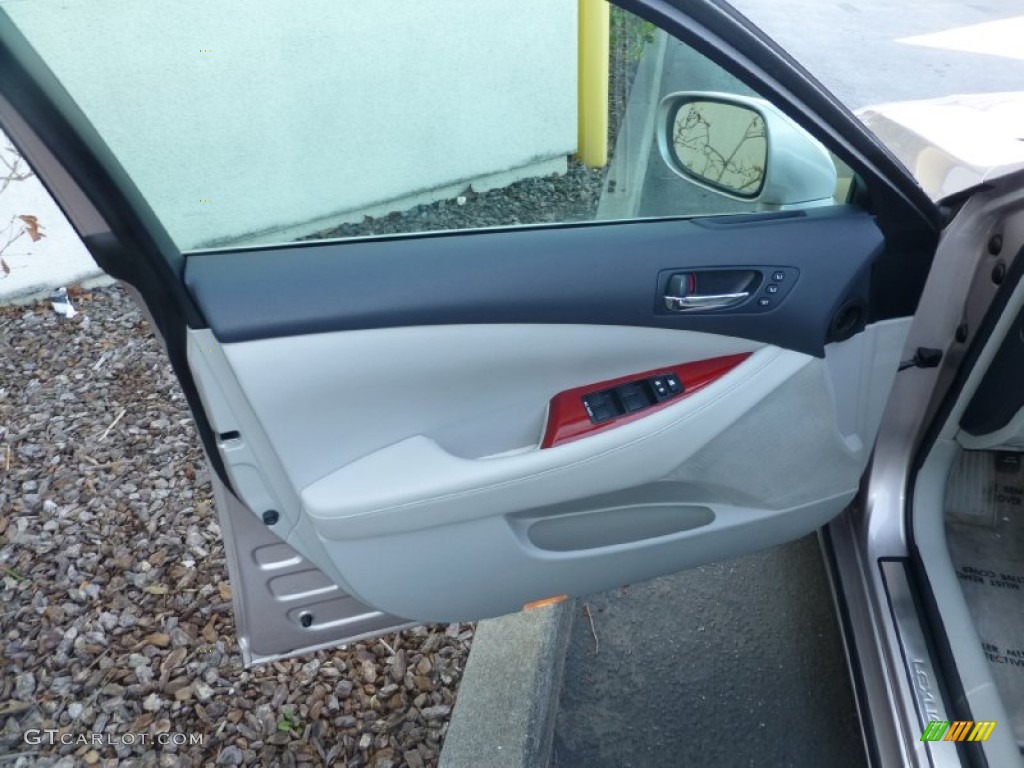 2008 Lexus ES 350 Light Gray Door Panel Photo #102626986