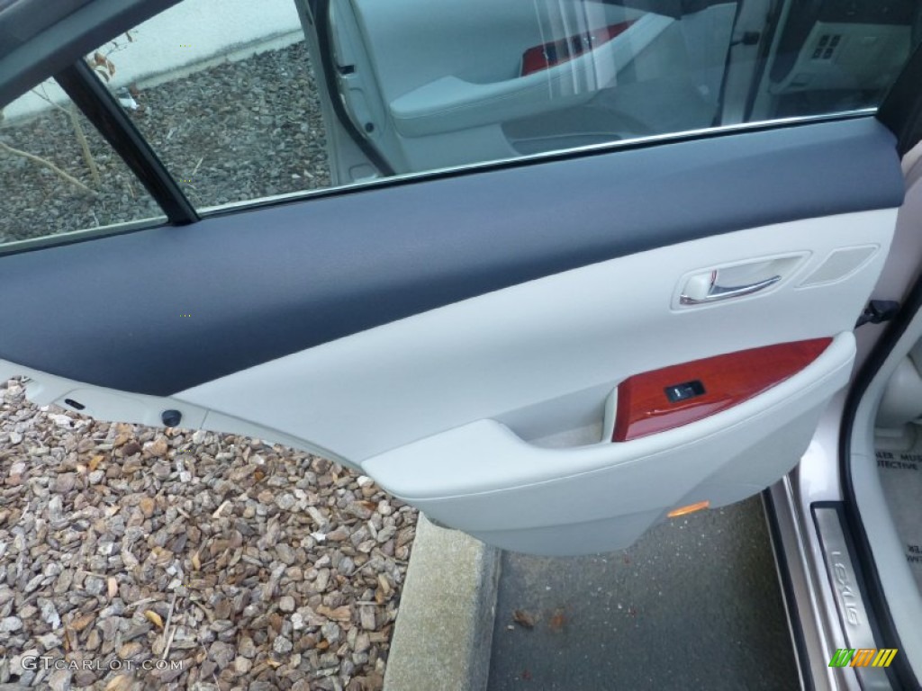 2008 Lexus ES 350 Light Gray Door Panel Photo #102627004