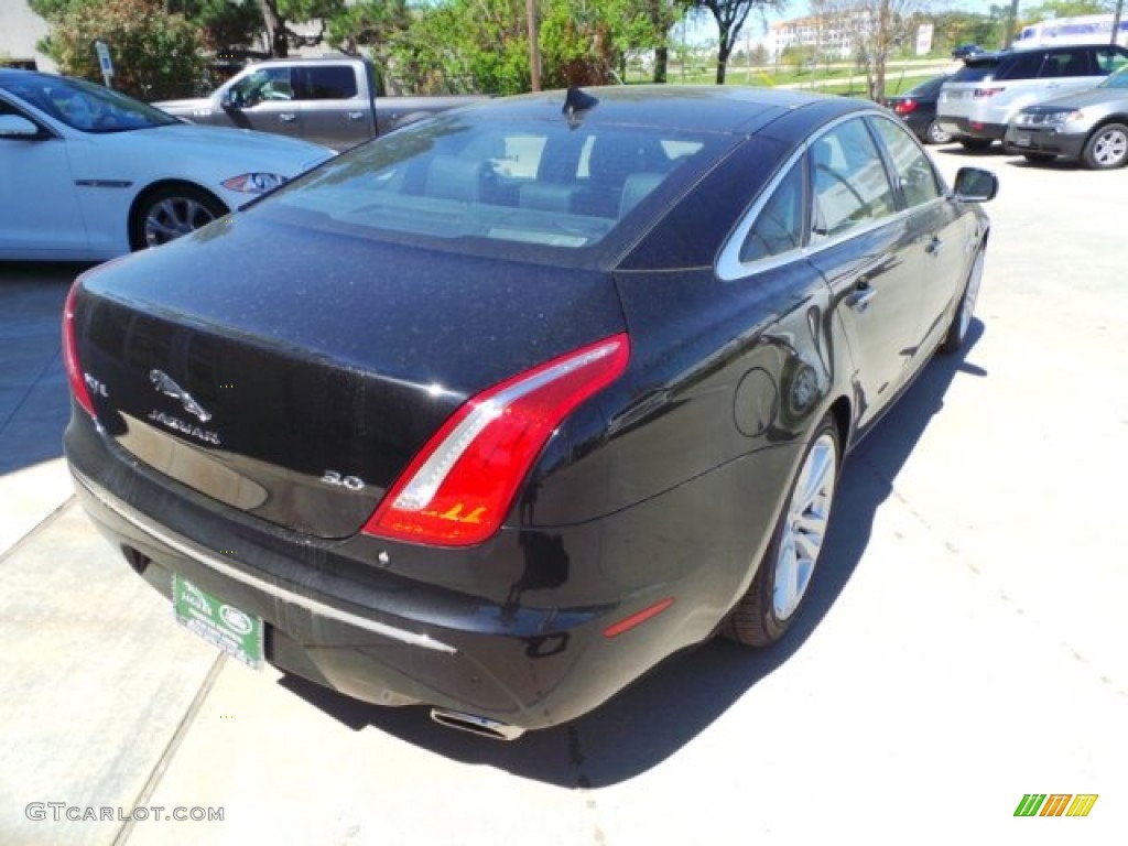 2015 XJ XJL Portfolio - Ultimate Black Metallic / Jet/Jet photo #8