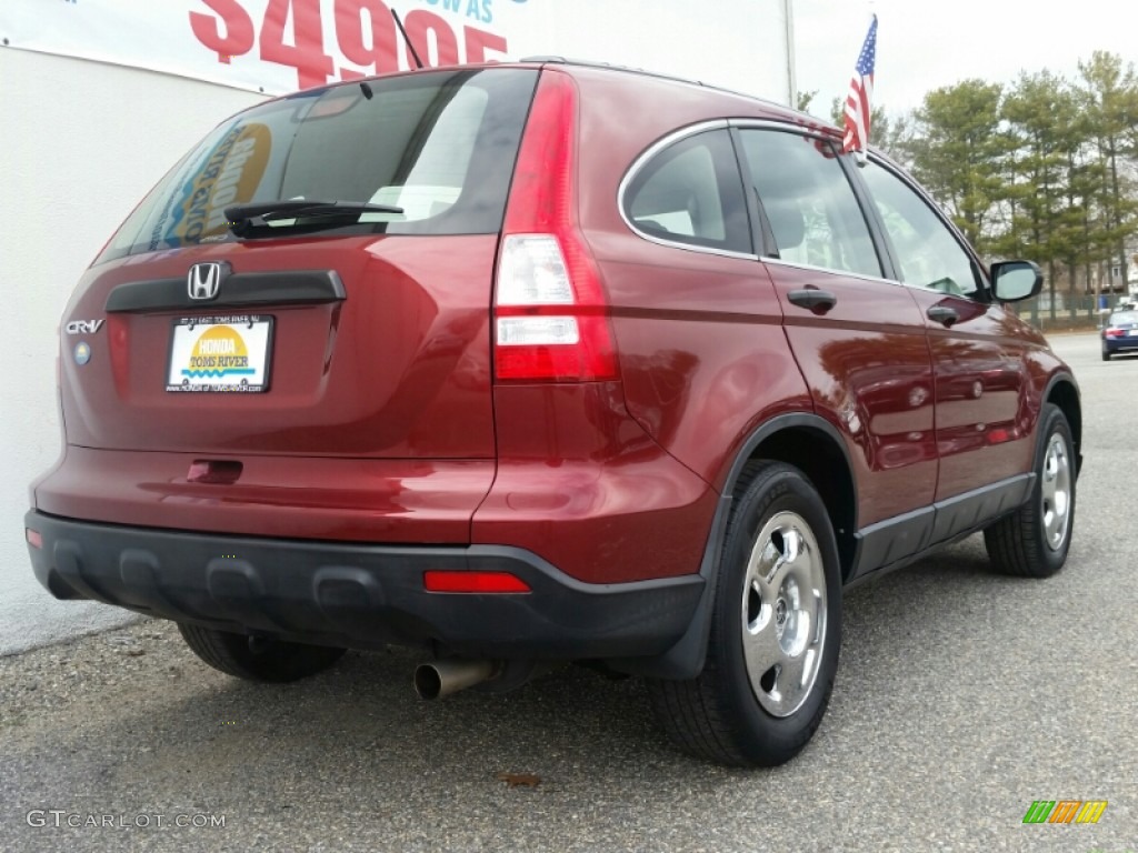 2008 CR-V LX 4WD - Tango Red Pearl / Gray photo #14