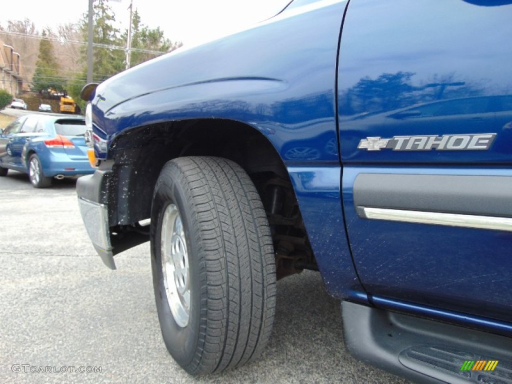 2003 Tahoe LT 4x4 - Indigo Blue Metallic / Tan/Neutral photo #11