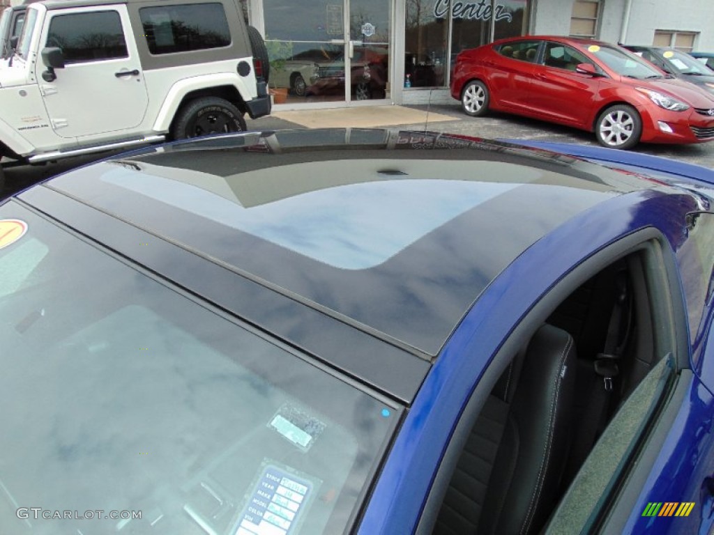 2014 Mustang GT Premium Coupe - Deep Impact Blue / Charcoal Black photo #10