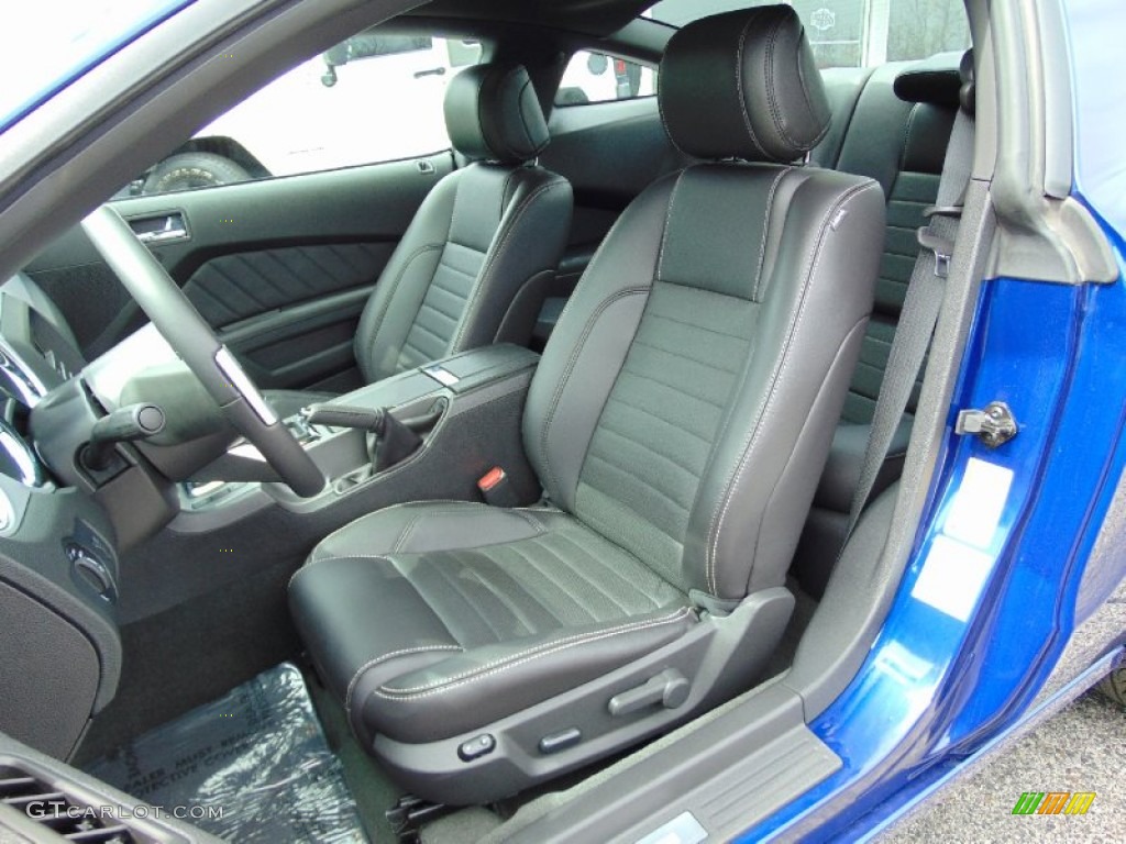 2014 Mustang GT Premium Coupe - Deep Impact Blue / Charcoal Black photo #17