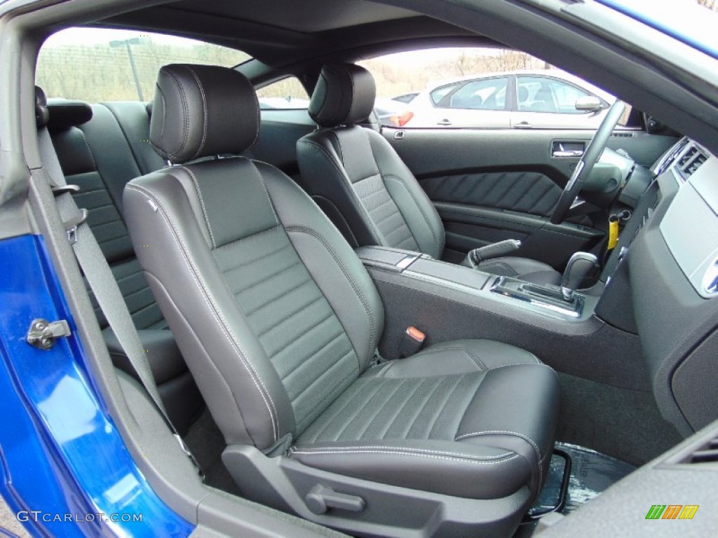 2014 Mustang GT Premium Coupe - Deep Impact Blue / Charcoal Black photo #21