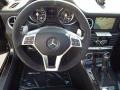 2015 Mercedes-Benz SLK Black Interior Steering Wheel Photo