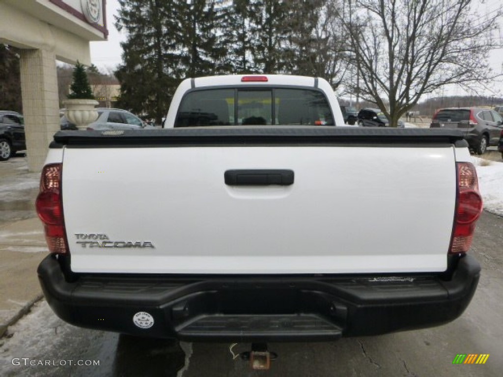 2012 Tacoma Regular Cab 4x4 - Super White / Graphite photo #8