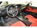 Coral Red/Black Interior Photo for 2012 BMW 3 Series #102633967
