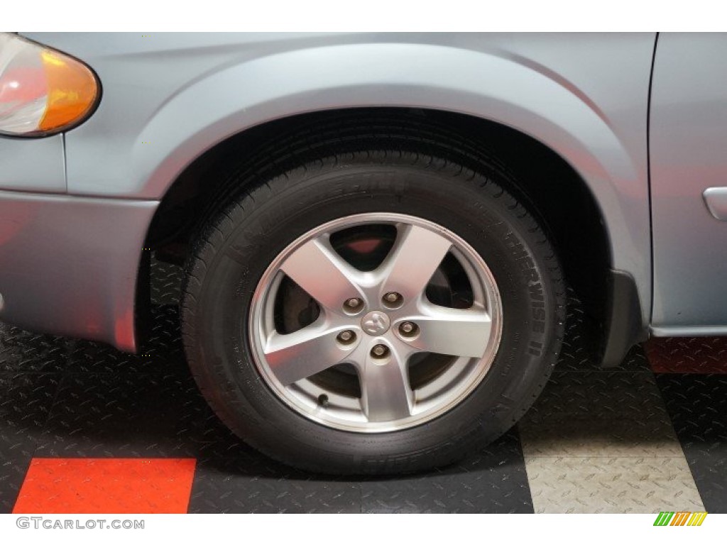 2005 Grand Caravan SE - Butane Blue Pearl / Medium Slate Gray photo #69