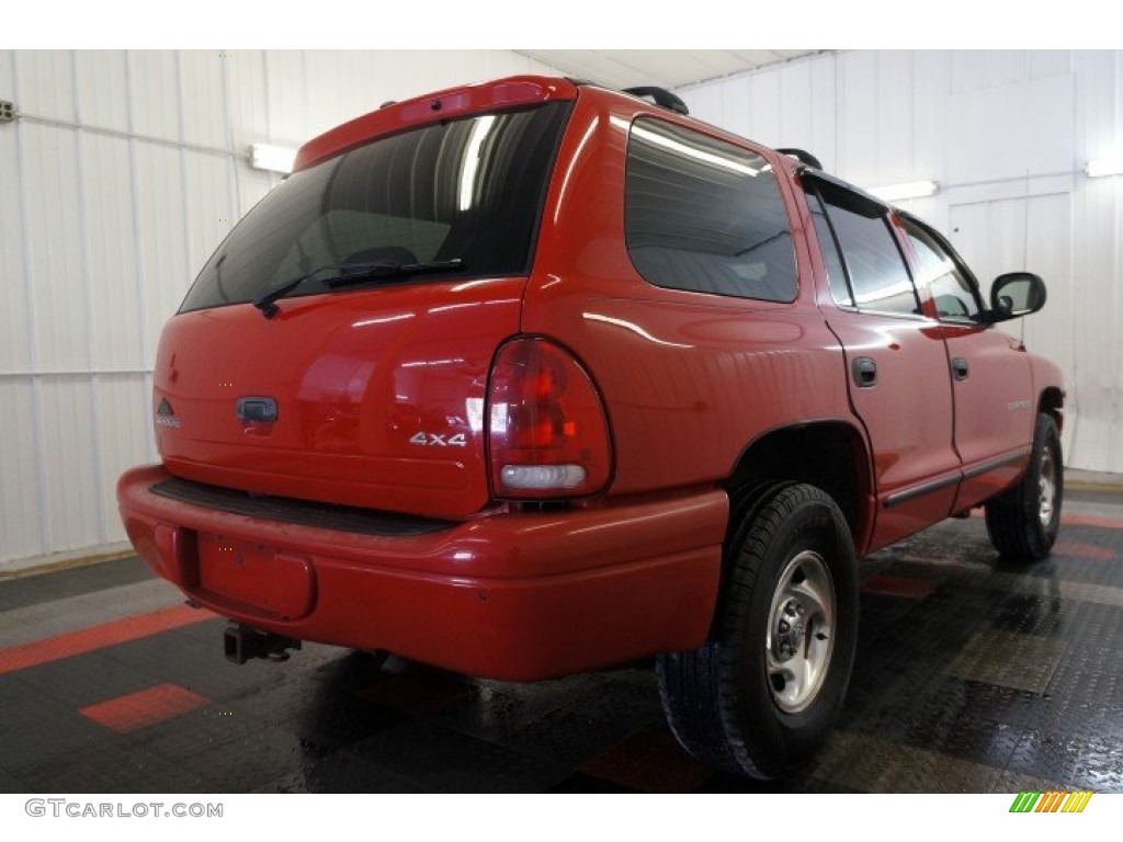 1998 Durango SLT 4x4 - Flame Red / Gray photo #8