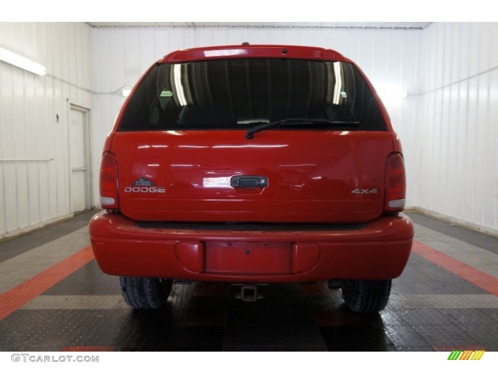 1998 Durango SLT 4x4 - Flame Red / Gray photo #9