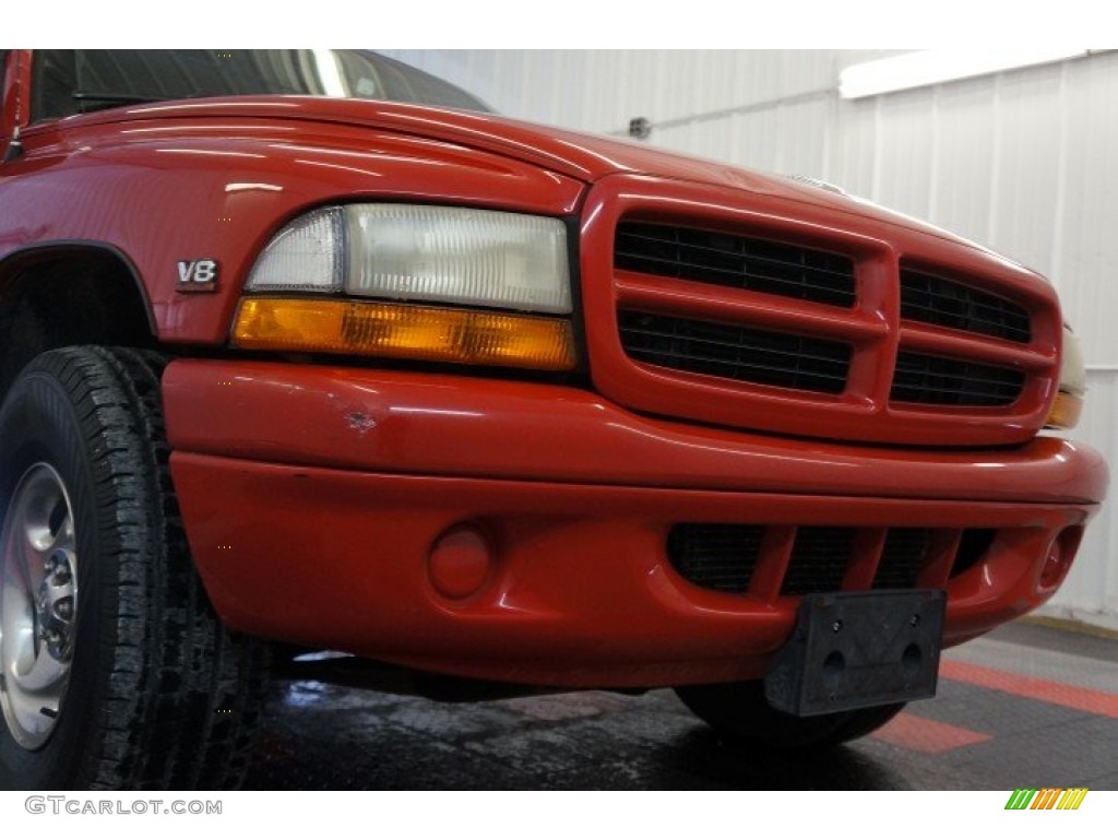 1998 Durango SLT 4x4 - Flame Red / Gray photo #40