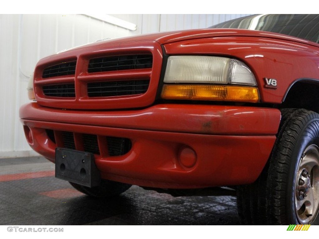 1998 Durango SLT 4x4 - Flame Red / Gray photo #42
