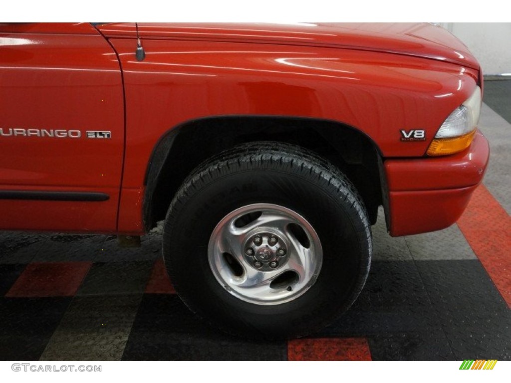 1998 Durango SLT 4x4 - Flame Red / Gray photo #47