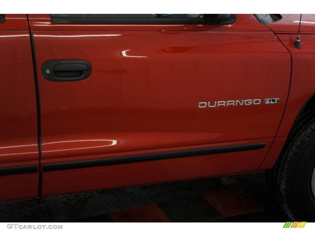 1998 Durango SLT 4x4 - Flame Red / Gray photo #52