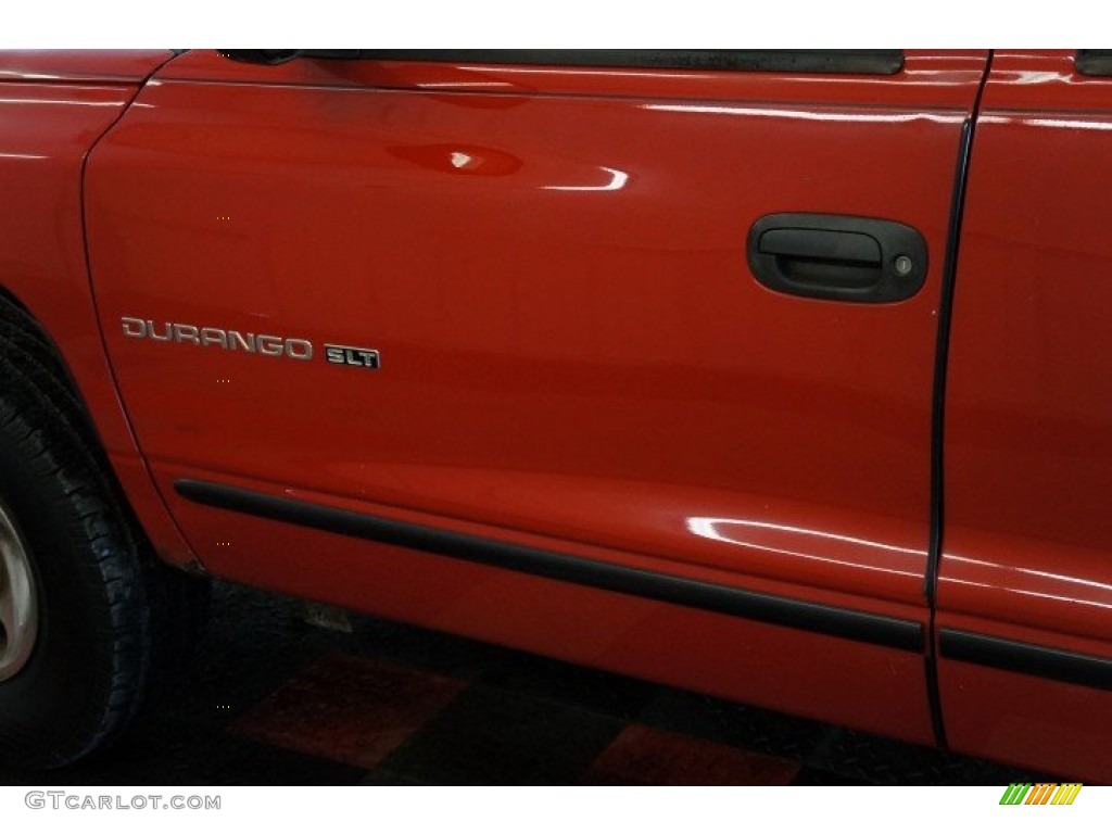 1998 Durango SLT 4x4 - Flame Red / Gray photo #66