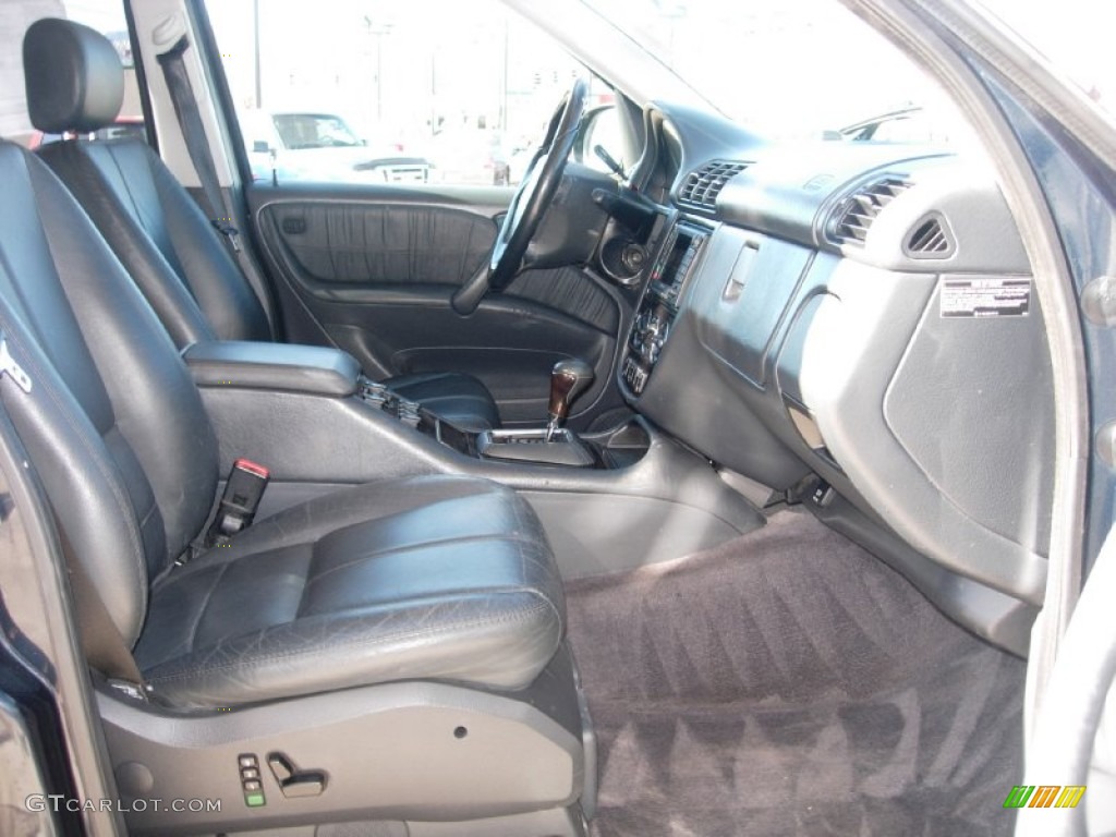 2001 ML 55 AMG 4Matic - Azure Blue Metallic / Charcoal photo #16