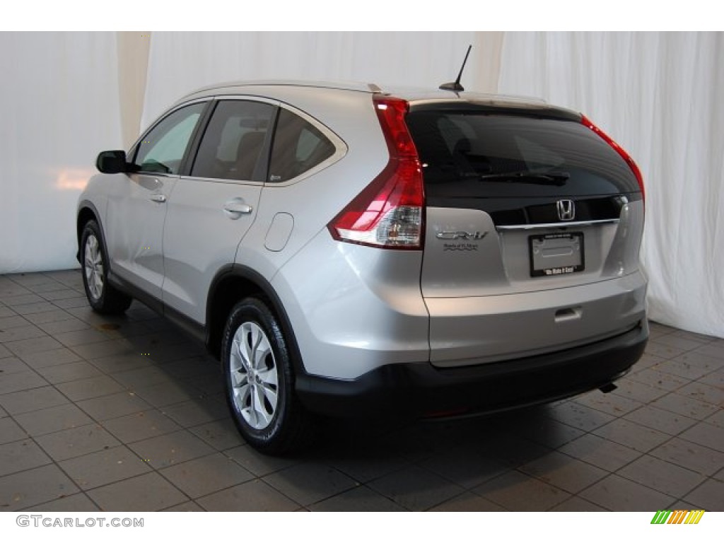 2012 CR-V EX-L - Alabaster Silver Metallic / Black photo #8