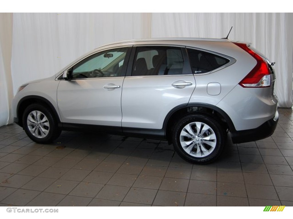 2012 CR-V EX-L - Alabaster Silver Metallic / Black photo #11