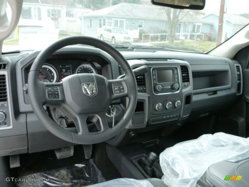Black/Diesel Gray Interior 2015 Ram 2500 Tradesman Crew Cab 4x4 Photo #102638258
