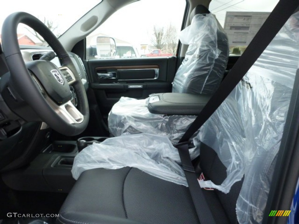 Black Interior 2015 Ram 2500 Powerwagon Laramie Crew Cab 4x4 Photo #102638627