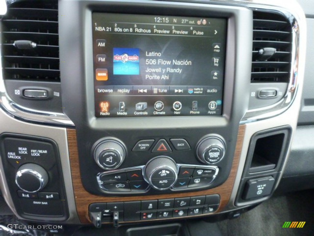 2015 Ram 2500 Powerwagon Laramie Crew Cab 4x4 Controls Photo #102638849