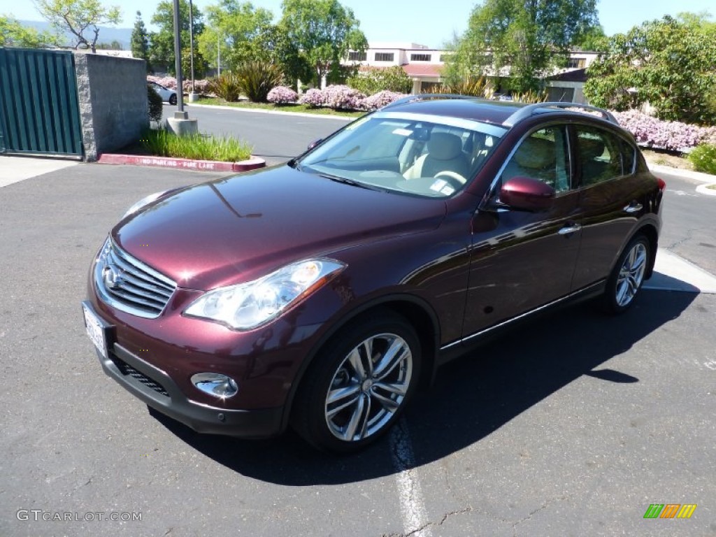 Midnight Garnet 2011 Infiniti EX 35 Journey AWD Exterior Photo #102641099