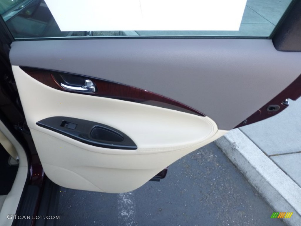 2011 Infiniti EX 35 Journey AWD Wheat Door Panel Photo #102641303
