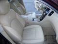 2011 Infiniti EX Wheat Interior Front Seat Photo