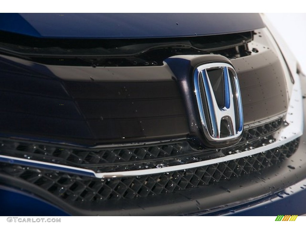 2015 Civic LX Coupe - Dyno Blue Pearl / Gray photo #5