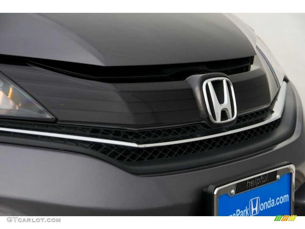 2015 Civic LX Coupe - Modern Steel Metallic / Black photo #6