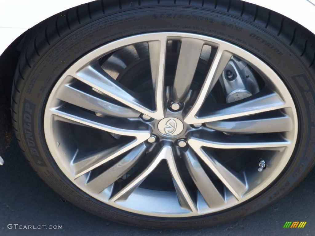 2014 Infiniti Q 50S Hybrid Wheel Photo #102642036