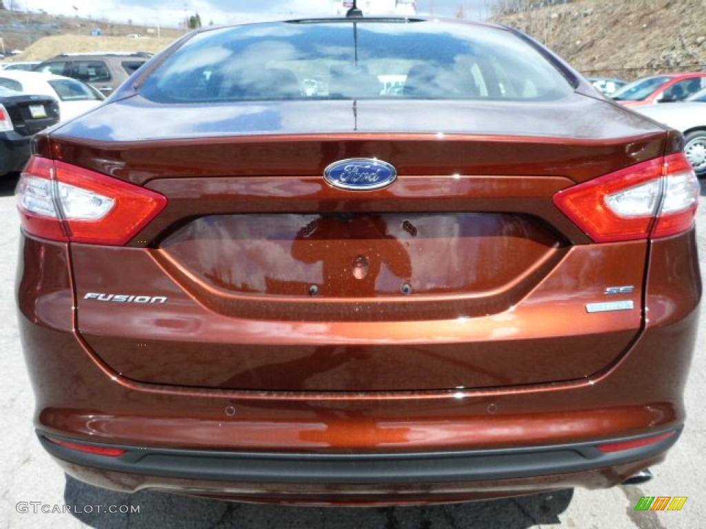 2015 Fusion SE - Bronze Fire Metallic / Charcoal Black photo #3