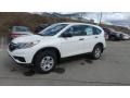 2015 White Diamond Pearl Honda CR-V LX AWD  photo #2