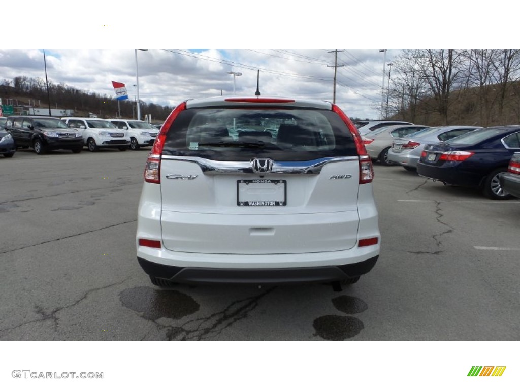 2015 CR-V LX AWD - White Diamond Pearl / Beige photo #5