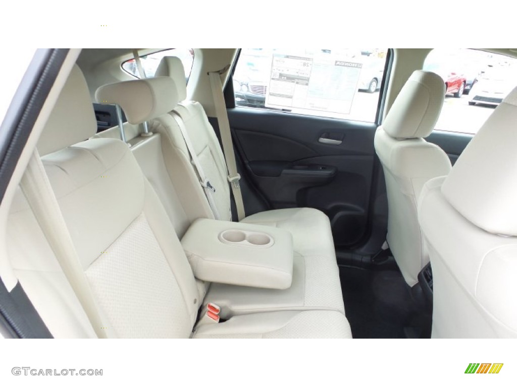 2015 CR-V LX AWD - White Diamond Pearl / Beige photo #16