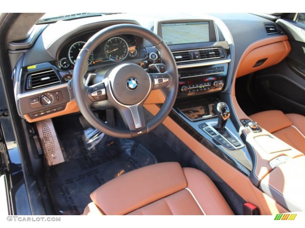 BMW Individual Amaro Brown Interior 2014 BMW 6 Series 650i xDrive Coupe Photo #102647790