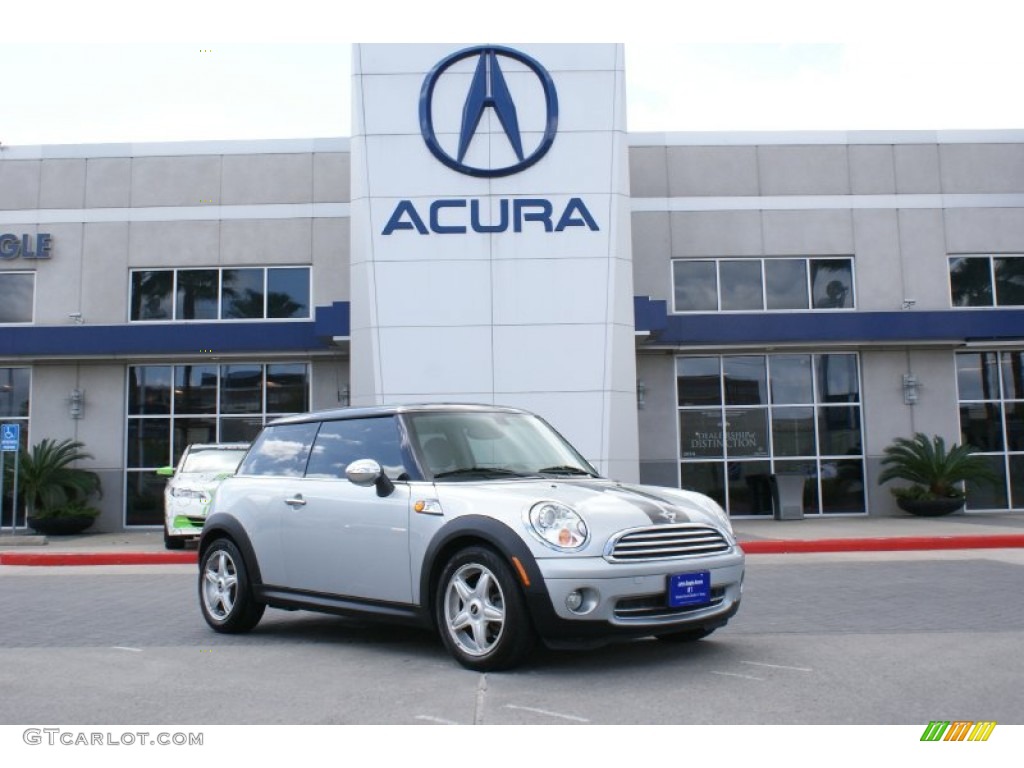 2007 Cooper Hardtop - Pure Silver Metallic / Carbon Black/Carbon Black photo #2
