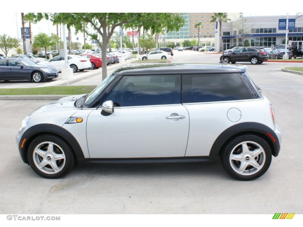 2007 Cooper Hardtop - Pure Silver Metallic / Carbon Black/Carbon Black photo #6
