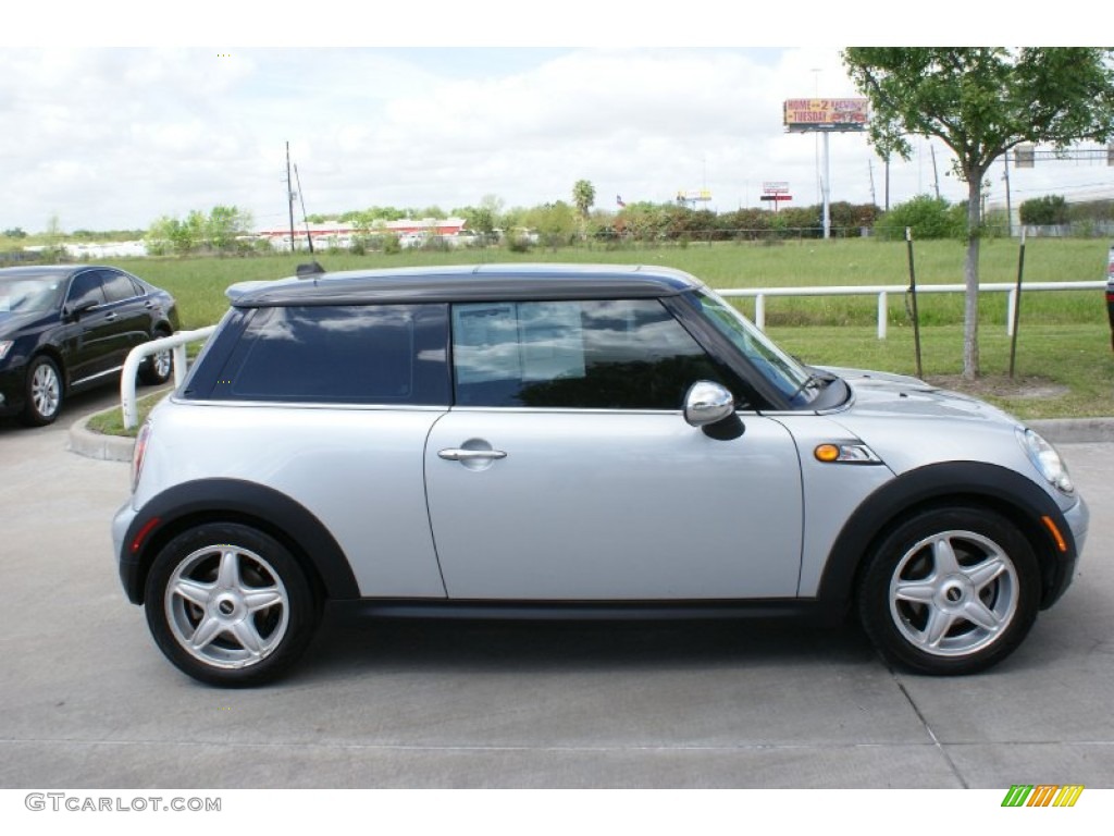 2007 Cooper Hardtop - Pure Silver Metallic / Carbon Black/Carbon Black photo #11