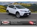 2015 Super White Toyota RAV4 XLE  photo #1