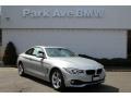 Glacier Silver Metallic 2015 BMW 4 Series 428i xDrive Coupe