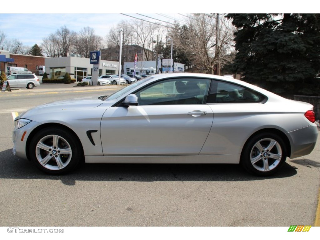 Glacier Silver Metallic 2015 BMW 4 Series 428i xDrive Coupe Exterior Photo #102650242