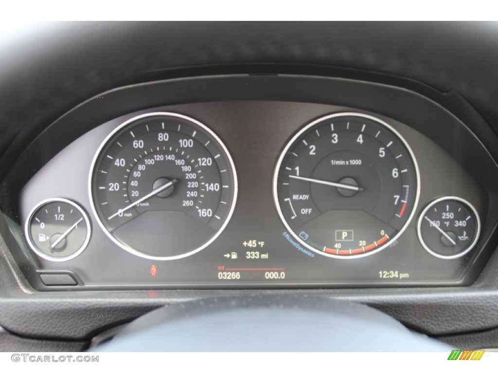 2015 BMW 4 Series 428i xDrive Coupe Gauges Photo #102650719
