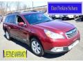 Ruby Red Pearl 2012 Subaru Outback 2.5i Limited