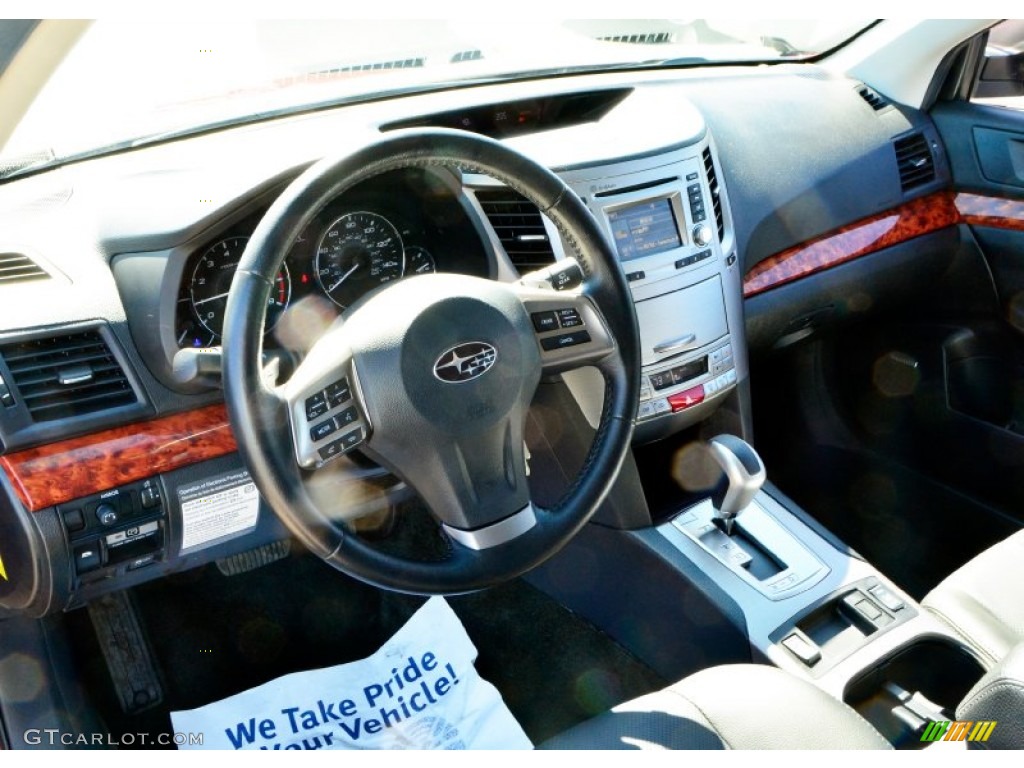 2012 Outback 2.5i Limited - Ruby Red Pearl / Off Black photo #4