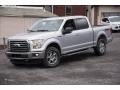 2015 Ingot Silver Metallic Ford F150 XLT SuperCrew 4x4  photo #2