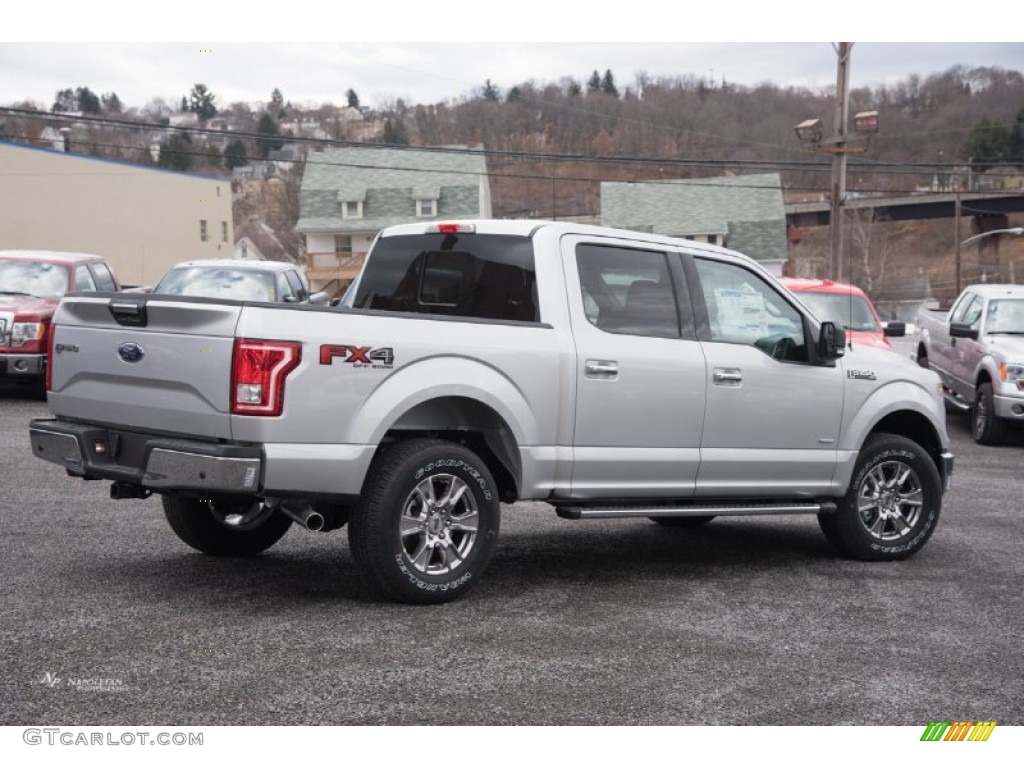 Ingot Silver Metallic 2015 Ford F150 XLT SuperCrew 4x4 Exterior Photo #102651355