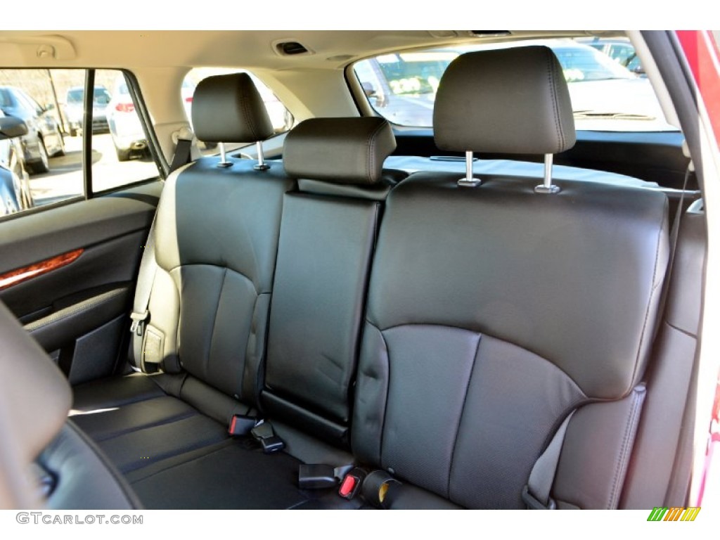 2012 Outback 2.5i Limited - Ruby Red Pearl / Off Black photo #14