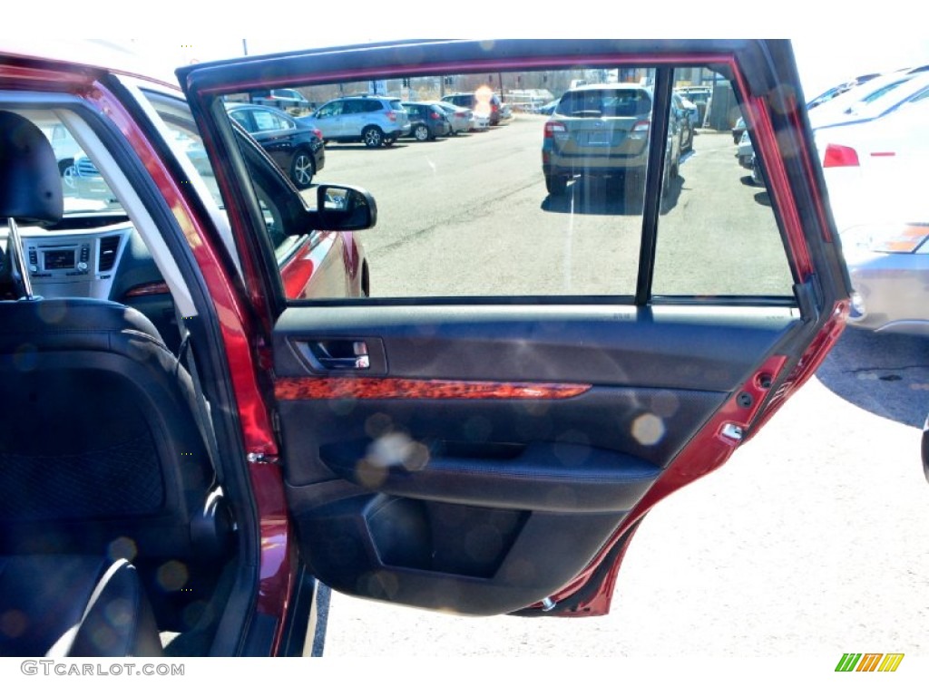 2012 Outback 2.5i Limited - Ruby Red Pearl / Off Black photo #18